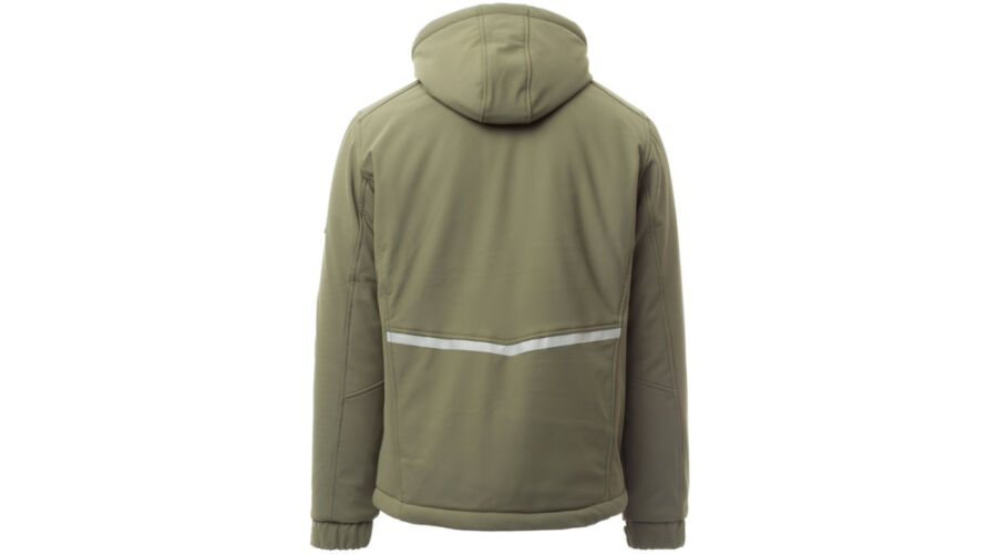 Payper Creek Pad bélelt softshell kabát katonai zöld - Image 2